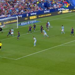 El gol al ángulo de Sisto en triunfo del Celta ante Levante