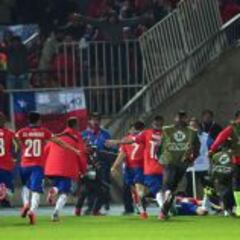 Chile cortó una racha triunfal de 16 años de Uruguay