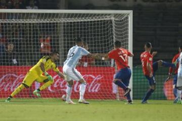 Chile vs Argentina, en imágenes