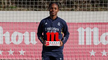 Linda Caicedo fue elegida como la jugadora del mes de febrero en el Real Madrid.