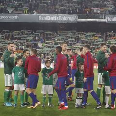 Betis-Barcelona en imágenes