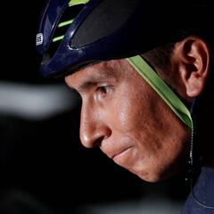 Nairo sobre Valverde: "Es una caída que cambia la estrategia"