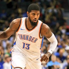 Westbrook, Melo y George ya disfrutan juntos sobre el parqué