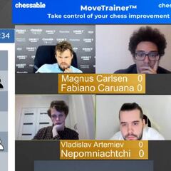 Carlsen y Nepo vuelven a ganar y se citan en las semifinales