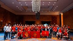 Recepción a los 70 invitados a la Supercopa