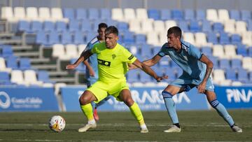Raúl Guti, Alejandro Neskes, FC Cartagena v Elche CF, partido pretemporada, Pinatar Arena, Agosto 02 2021, San Pedro del Pinatar, Murcia