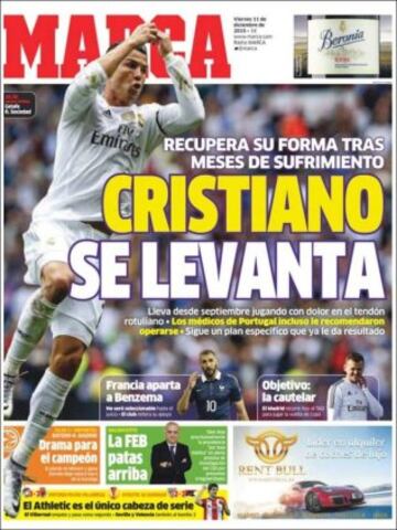 Portadas de la prensa mundial