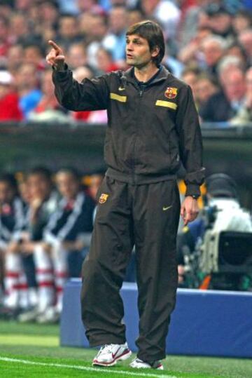 Tito durante un partido de Champions contra el Bayern de Múnich en el 2009.