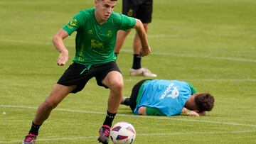 Iván Morante se ha incorporado a los entrenamientos sin necesidad de un plan especial.