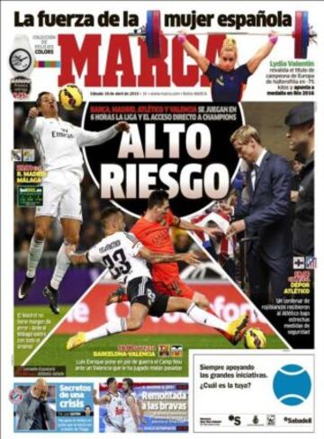 Portadas de la prensa deportiva