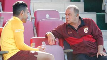 Falcao y Fatih Terim