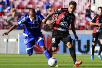 46 partidos registran Universidad de Chile y Antofagasta por Torneos Nacionales, con 24 triunfos azules (92 goles), nueve empates y 13 victorias pumas (52 tantos).