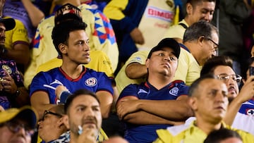 Fans o Aficion during the Semi-Final second leg match between America and Cruz Azul as part of the Liga BBVA MX, Torneo Clausura 2025 at Ciudad de los Deportes Stadium on May 18, 2025 in Mexico City, Mexico.