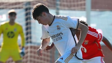 Jacobo Ortega, delantero del Real Madrid C.
