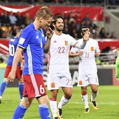 1x1 de España: Morata avisa a Costa y Aspas suma más méritos