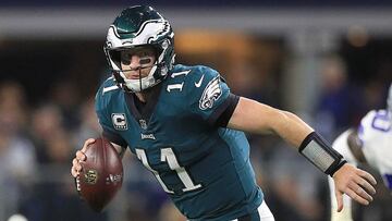 A pesar de su lesión, Philadelphia consiguió ganar el Super Bowl LII. En dos años, Wentz cuenta con 644 pases completos, 7,078 yardas aéreas, 49 pases de anotación y 21 interceptados.