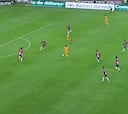 La mejor opción de gol de Edu Vargas en empate de Tigres