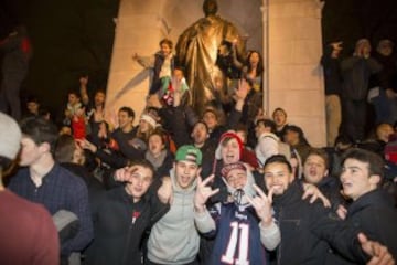 Boston celebra la victoria de los Patriots