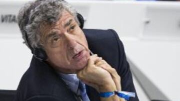 Ángel María Villar, en el 65º Congreso de la FIFA.