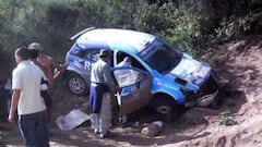 Nalbandian sufre accidente y queda fuera del Rally Argentina