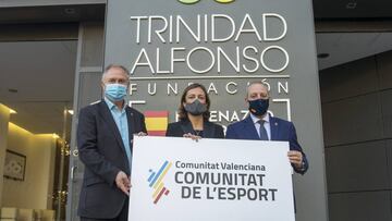 Manolo Civera, Elena Tejedor y Francisco Blázquez.