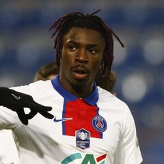 Moise Kean salva al PSG de una debacle ante el Niza