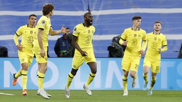 12/04/22 PARTIDO CHAMPIONS LEAGUE 
 CUARTOS VUELTA
 REAL MADRID - CHELSEA 
 SEGUNDO GOL RUDIGER 0-2 ALEGRIA