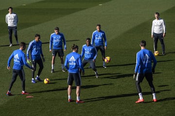 El Madrid entrena pensando en el Girona