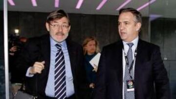 <b>PETICIONES. </b>Los presidentes y representantes de los diversos clubes de Primera y Segunda se vieron las caras con Lissavetzky.