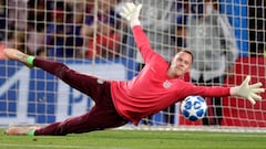 Ter Stegen es clave para ser líderes en Liga y Champions