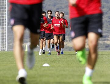 Koke, Griezmann y Vrsaljko