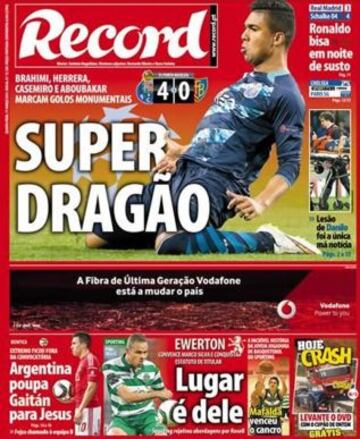 Portadas de la prensa deportiva
