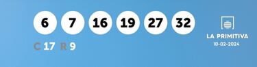 La Primitiva: comprobar los resultados del sorteo de hoy, sábado 10 de febrero