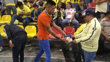 La barra Monumental limpia el Estadio Azteca tras partido