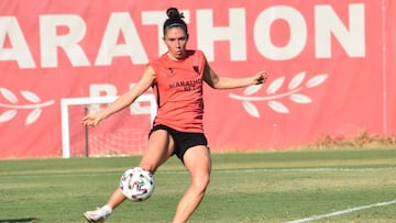 Natalia Gait&aacute;n, defensora del Sevilla, habl&oacute; de c&oacute;mo va su recuperaci&oacute;n luego de sufrir una lesi&oacute;n de ligamento cruzado anterior de la rodilla izquierda