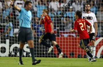 29 de junio de 2008. Final de la Eurocopa de Austria y Suiza entre Alemania y España. Esta es la secuencia del gol que marcó Fernando Torres y que le dio la victoria a los españoles.