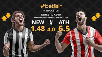 Newcastle United vs. Athletic Club: horario, dónde ver, pronósticos y clasificación