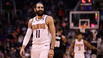 Ricky Rubio, durante un partido de la NBA con Phoenix Suns
