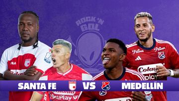 Santa Fe vs. Medellín, final ida de la Liga colombiana.