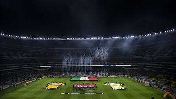 El Estadio Azteca previo a un partido de la Liga MX.