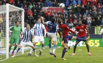 Gol de oriol Riera que consigue el empate para el Osasuna