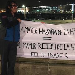 El Barça no dio crédito: con esta pancarta fue recibido en Coruña