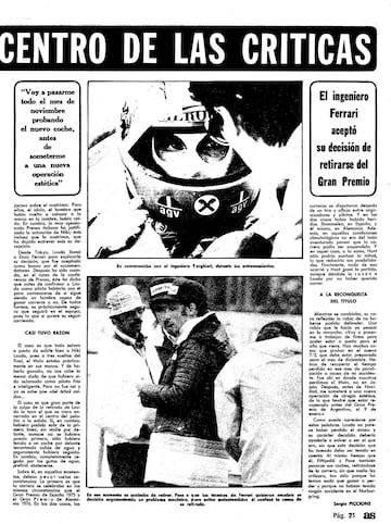 Pero las condiciones eran demasiado similares al GP de Alemania de 1976 o el GP de España del año anterior, con lluvia, niebla y una mala visibilidad a 300 kilómetros por hora. En ambos casos hubo accidentes graves y los pilotos se plantearon no participar.