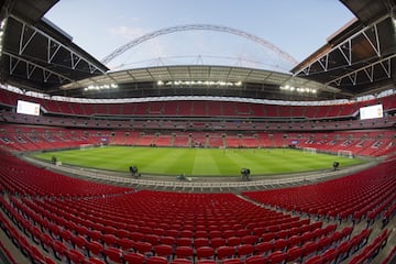 Wembley Stadium.