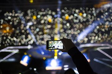 La fiesta de los campeones en el Santiago Bernabéu