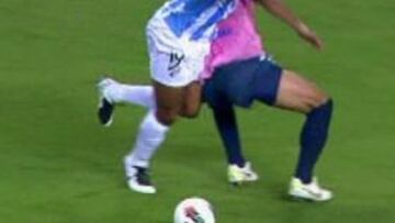 <b>18'. </b>Penalti a Baptista.