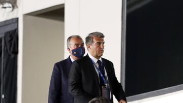 Laporta se reúne en un encuentro institucional con el nuevo presidente del CSD