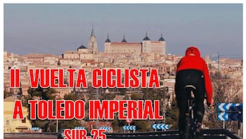 Cartel promocional de la II Vuelta Ciclista a Toledo Imperial.