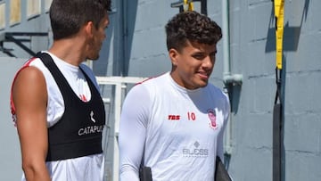 Andr&eacute;s Felipe Roa, jugador de Hurac&aacute;n