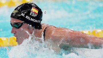 Brillante prestación de Mireia Belmonte. La nadadora ha terminado tercera de su serie y es cuarta de la clasificación general con un tiempo de 4:35.88. Se clasifica para la final de los 400 estilos